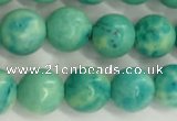 CWB876 15.5 inches 6mm round howlite turquoise beads wholesale