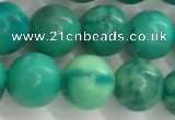 CWB877 15.5 inches 8mm round howlite turquoise beads wholesale