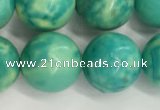 CWB878 15.5 inches 10mm round howlite turquoise beads wholesale