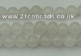 CWH50 15.5 inches 4mm round white jade beads wholesale