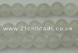 CWH51 15.5 inches 6mm round white jade beads wholesale