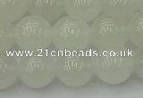 CWH54 15.5 inches 12mm round white jade beads wholesale