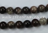 CWJ202 15.5 inches 8mm round wood jasper gemstone beads wholesale