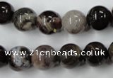 CWJ204 15.5 inches 12mm round wood jasper gemstone beads wholesale