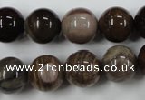 CWJ206 15.5 inches 16mm round wood jasper gemstone beads wholesale