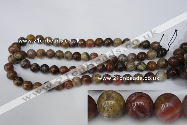 CWJ272 15.5 inches 8mm round wood jasper gemstone beads wholesale