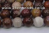 CWJ403 15.5 inches 10mm round wood jasper gemstone beads wholesale