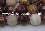 CWJ405 15.5 inches 14mm round wood jasper gemstone beads wholesale