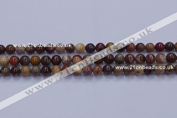 CWJ432 15.5 inches 8mm round wood jasper beads wholesale