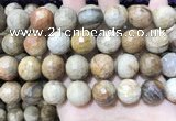 CWJ456 15.5 inches 16mm faceted round wood jasper beads wholesale