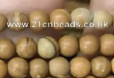 CWJ510 15.5 inches 4mm round wooden jasper beads wholesale