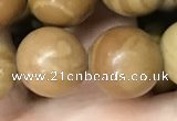 CWJ515 15.5 inches 14mm round wooden jasper beads wholesale