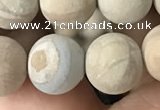 CWJ523 15.5 inches 10mm round matte wooden jasper beads wholesale
