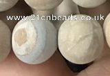 CWJ525 15.5 inches 14mm round matte wooden jasper beads wholesale