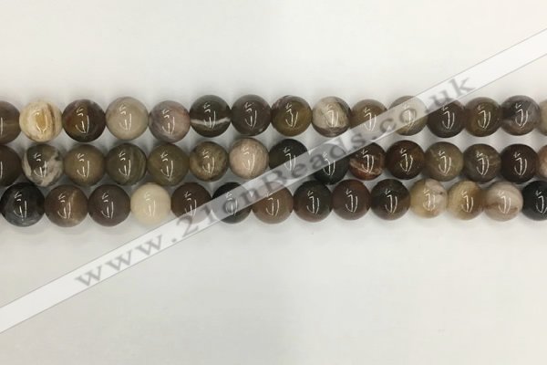 CWJ576 15.5 inches 8mm round wood jasper beads wholesale