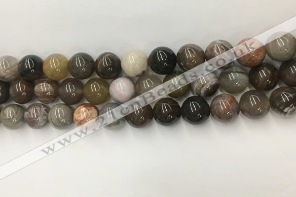 CWJ578 15.5 inches 12mm round wood jasper beads wholesale