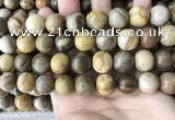 CWJ595 15.5 inches 14mm round wood jasper beads wholesale