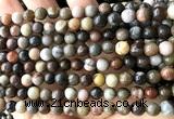 CWJ621 15 inches 6mm round wooden jasper beads wholesale