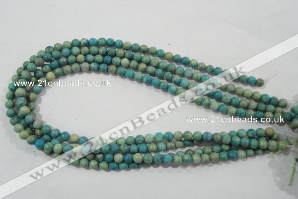 CXH101 15.5 inches 6mm round dyed Xiang He Shi gemstone beads