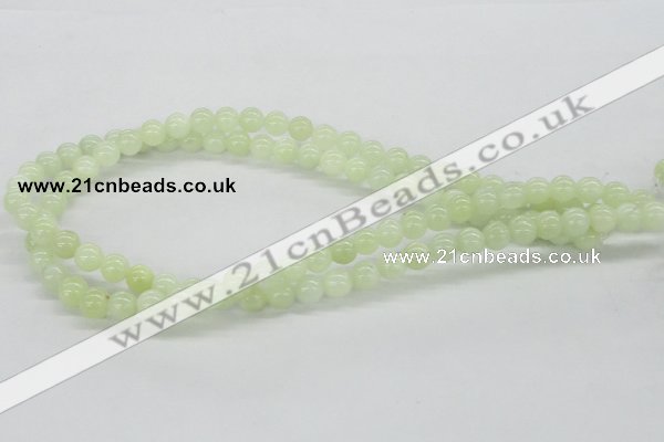 CXJ03 15.5 inches 8mm round New jade gemstone beads wholesale