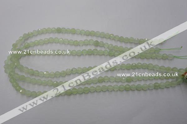 CXJ101 15.5 inches 6mm faceted round New jade beads wholesale