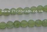 CXJ102 15.5 inches 8mm faceted round New jade beads wholesale