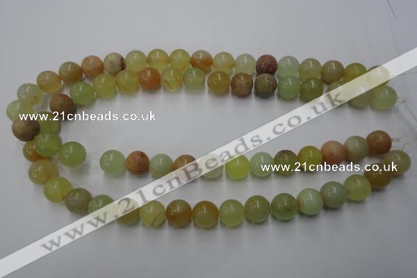 CXJ114 15.5 inches 12mm round dyed New jade beads wholesale