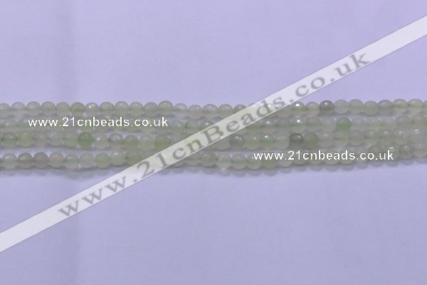 CXJ218 15.5 inches 6mm faceted round New jade beads wholesale