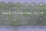 CXJ219 15.5 inches 8mm faceted round New jade beads wholesale