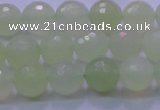 CXJ220 15.5 inches 10mm faceted round New jade beads wholesale