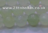 CXJ221 15.5 inches 12mm faceted round New jade beads wholesale