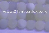 CXJ301 15.5 inches 6mm round matte New jade beads wholesale