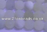 CXJ302 15.5 inches 8mm round matte New jade beads wholesale