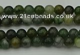 CXJ400 15.5 inches 4mm round Xinjiang jade beads wholesale