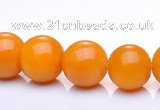 CYJ10 16 inches 6mm round yellow jade gemstone beads Wholesale