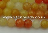 CYJ621 15.5 inches 6mm round yellow jade beads wholesale