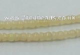 CYJ63 15.5 inches 6*7mm vase-shaped yellow jade gemstone beads wholesale