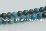 CYQ51 15.5 inches 6mm round dyed pyrite quartz beads wholesale