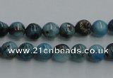 CYQ52 15.5 inches 8mm round dyed pyrite quartz beads wholesale