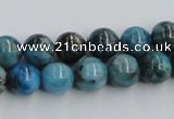 CYQ53 15.5 inches 10mm round dyed pyrite quartz beads wholesale