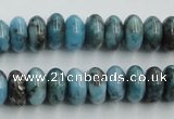 CYQ54 15.5 inches 6*12mm rondelle dyed pyrite quartz beads wholesale