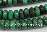 CYQ80 15.5 inches 6*12mm rondelle dyed pyrite quartz beads wholesale