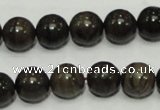 CZJ04 16 inches 10mm round zebra jasper gemstone beads Wholesale