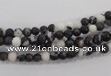 CZJ201 15.5 inches 4mm round black & white zebra jasper beads