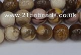 CZJ271 15.5 inches 6mm round zebra jasper beads wholesale