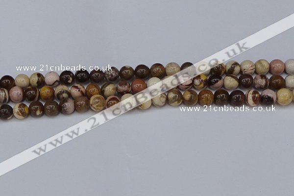 CZJ271 15.5 inches 6mm round zebra jasper beads wholesale