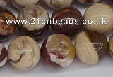 CZJ273 15.5 inches 10mm round zebra jasper beads wholesale