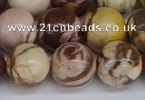 CZJ274 15.5 inches 12mm round zebra jasper beads wholesale