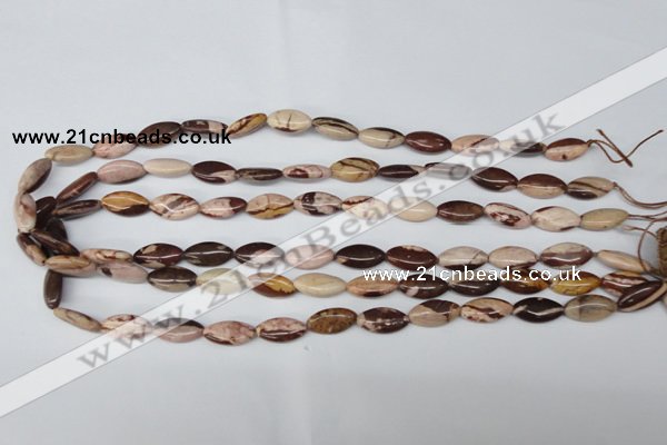 CZJ353 15.5 inches 8*16mm marquise zebra jasper beads wholesale