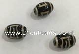 DZI341 10*14mm drum tibetan agate dzi beads wholesale